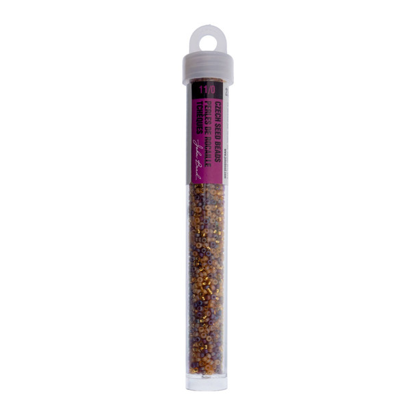 Czech Seedbead 11/0 Caramel Latte Mix 22g Vial