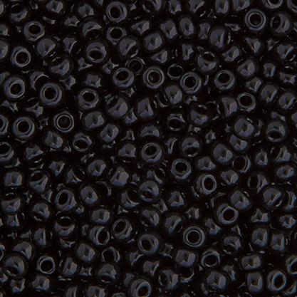 Miyuki Seedbead 11/0 Black Opaque 22g Vial
