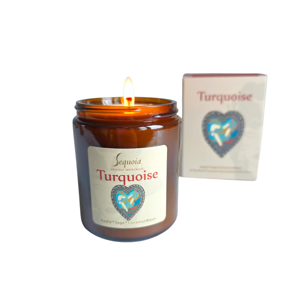 Candle Turquoise - Sequoia