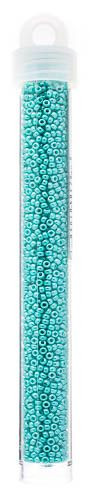 Miyuki Seedbead 11/0 Turquoise Green Opaque Luster 22g Vial