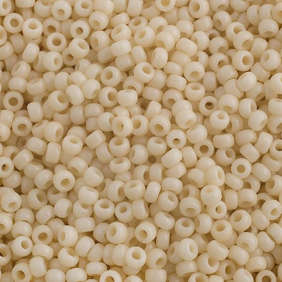 Miyuki Seedbead 11/0 Opaque Dark Cream 22g Vial
