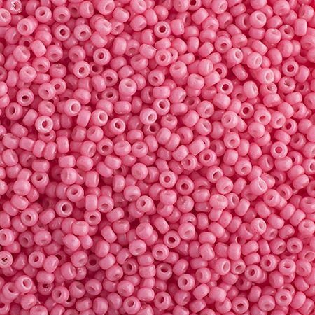 Miyuki Seedbead 11/0  Bubblegum Pink Opaque Duracoat 22g Vial