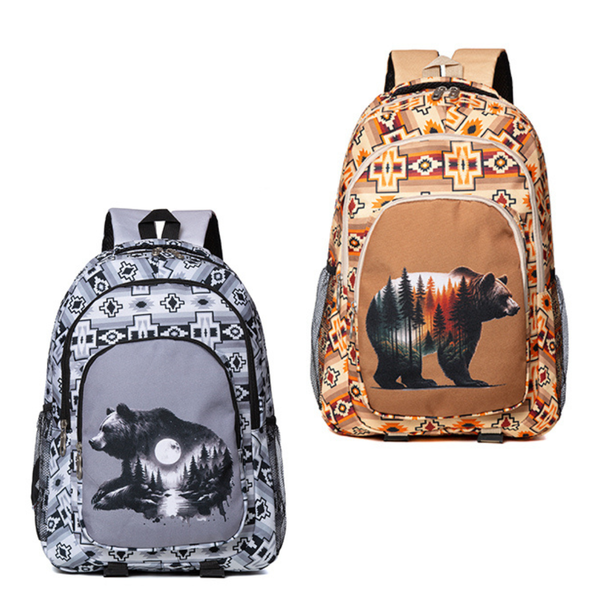 Utility Backpack Animal Scene - Bear