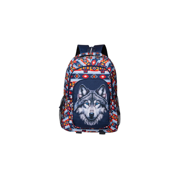 Utility Backpack Animal Scene - Wolf