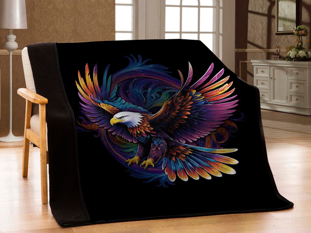 Sherpa Throw Neon Eagle 50X60