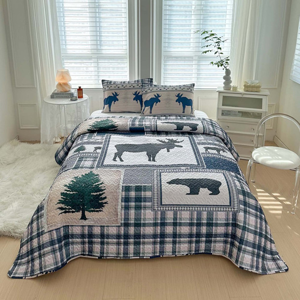Quilt Set King3pc - Moose Creek