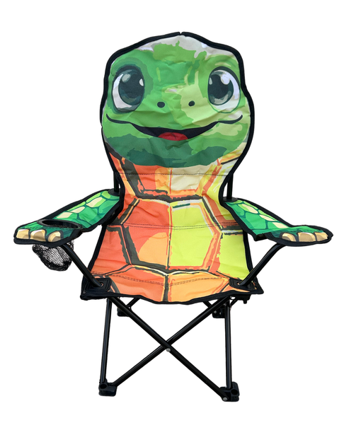 Kids Animal Lawn Chair 125lbs - Turtle