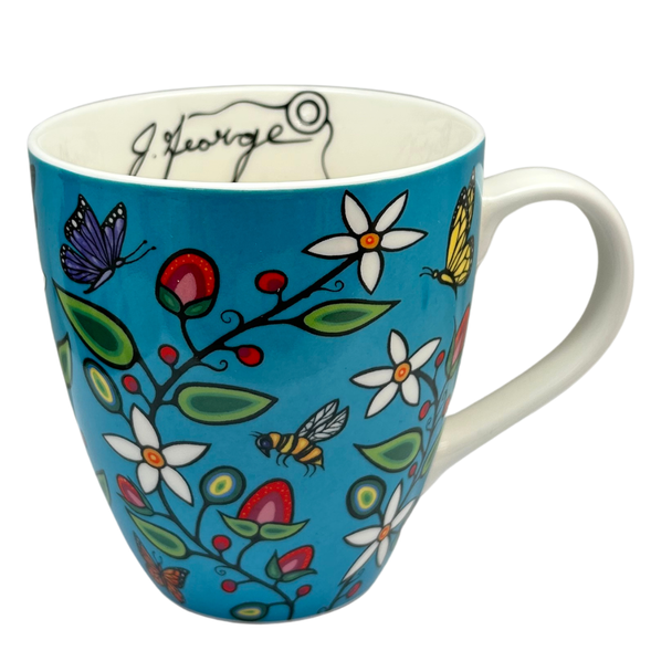 Mug "Berry Garden" Jeffrey Red George s 18 Oz.