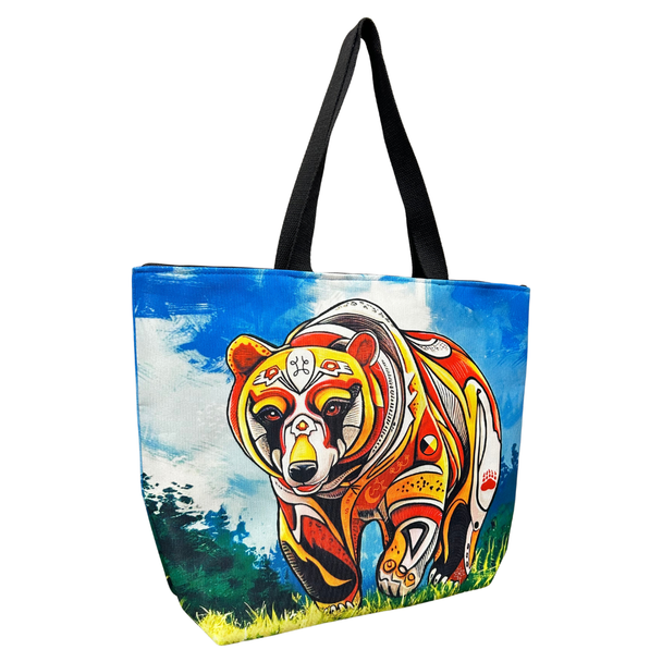 Canvas Tote "Spirit Bear"  Stephanie White