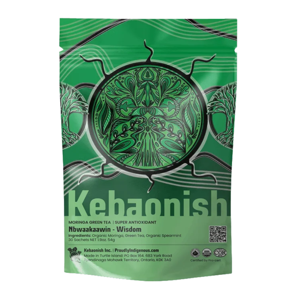 Herbal TeaMoringa Green Tea - Wisdom (Nbwaakaawin) - Kebaonish