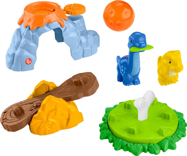 Little People Toddler Playset, Spin & Play Dinosaur Playground