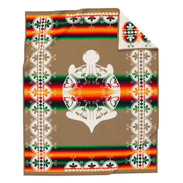 Robe Creation Turtle Legendary Pendleton Blanket  64" X 80"