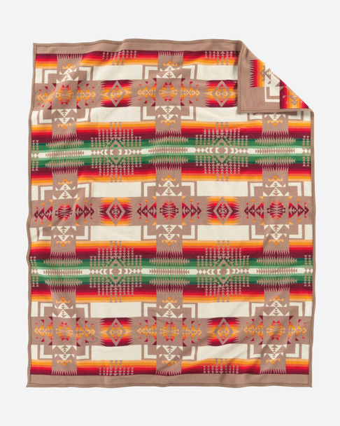 Chief Joseph Khaki Robe Size Pendleton Blanket
