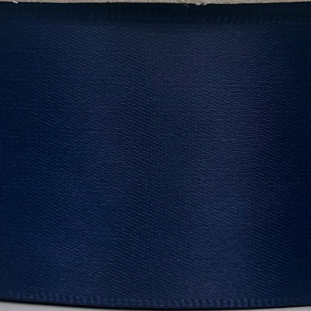 Satin Ribbon By The Roll 1/4" 30m  Navy (#206-1-015)