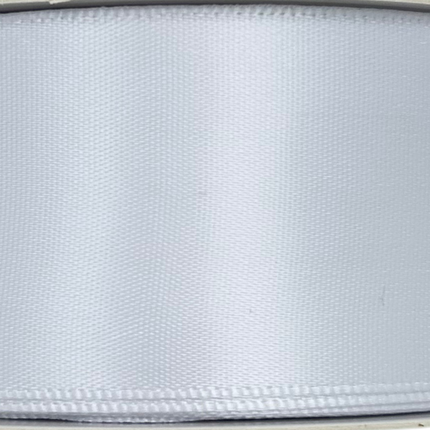 Satin Ribbon By The Roll 1" Or 7/8" 30m White (#206-5-001)