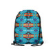 Drawstring Backpack Black  Southwest