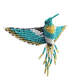 Beaded Barrette Tribal Design Hair Clip Medium-Hummingbird