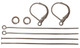French Earwire Gunmetal Lever Back 1 Pair