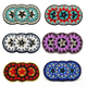 Beaded Barrette Tribal Design Hair Clip 3.5"