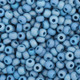 Czech Seedbead 11 Opaque Med. Blue Ab  Matt 22g Vial