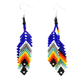 Earrings Double Feather Asst