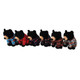 Plush Toy 11" Southwest Multicolors Design Black Bear