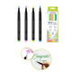Brush Markers 4Pc Color Factory