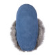 Youth Mini Suede Blue Moccasin