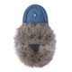 Child Mini Suede Blue Moccasin