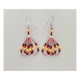 3 Strand Loop Dangle Earrings 2"  Assorted