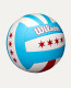 Volleyball White Red Blue with Stars Wilson