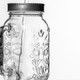 Mason Jar Set 20oz 4 Pack Blossom Harmony Embossed