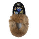 Tipi Moccasin  Black Velvet with Fur Trim Tipi Moccasin  Black Velvet with Fur Trim