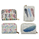 Card Wallet Feathers W Rhinestones
