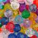Facet Bead 8mm 1000pcs Transparent Multi