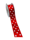 Ribbon By The Roll 1 1/2" 25m Polkadot - Red