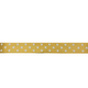 Ribbon By The Roll 1 1/2" 25m Polkadot - Gold