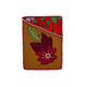 Melton Wool Card holder - Rose Red
