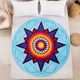 Throw Silk Touch 60" Round Diamond Star