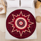Throw Silk Touch 60" Round Diamond Star