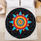 Throw Silk Touch 60" Round Diamond Star
