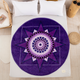 Throw Silk Touch 60" Round Diamond Star