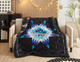 Throw Star Quilt Animals Reversible