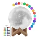 LED Moon Lamp with Display Stand