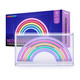 Neon Rainbow 9" Multi Color LED Acrylic Box Brightside