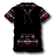 Hooded T-shirt Red Southwest
