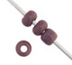 Czech Seed Bead 11/0 Opaque Dark Mauve Strung