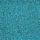 Czech Seedbead 11/0 Turquoise Chalk Dyed Solgel 22g Vial