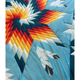 Throw Star Quilt Hand Quilted