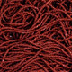 Beads Cut 13/0 Strung Opaque Brown